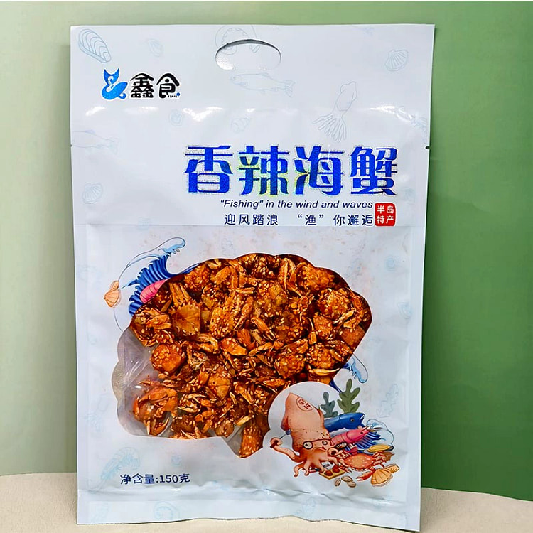 青岛风琴香辣海蟹120g*袋 120 克