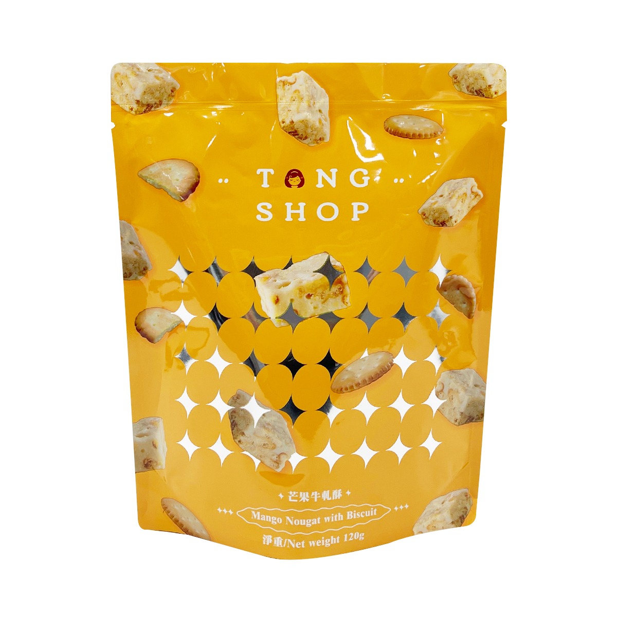 TANG SHOP Mango Nougat With Biscuit 120 g