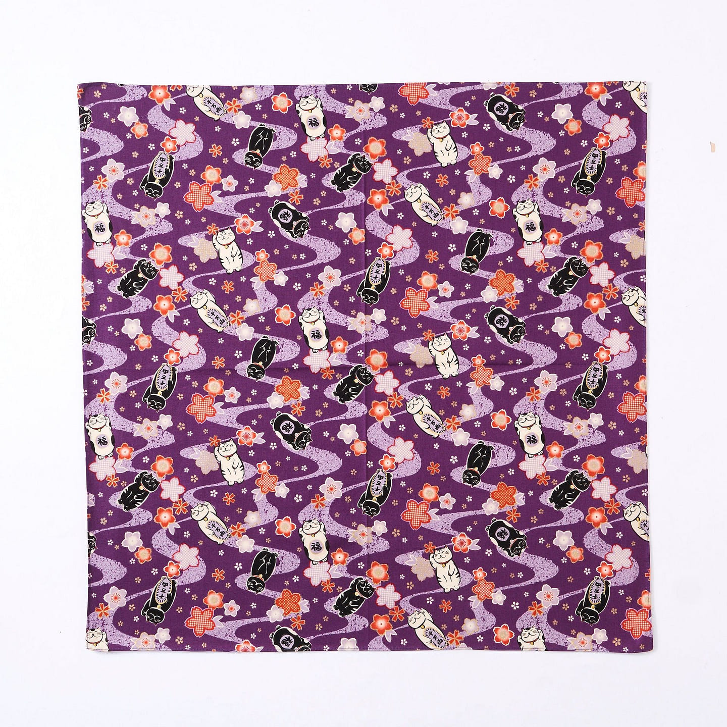 Neko Furoshiki (1 Sheet) – Purple 45 g