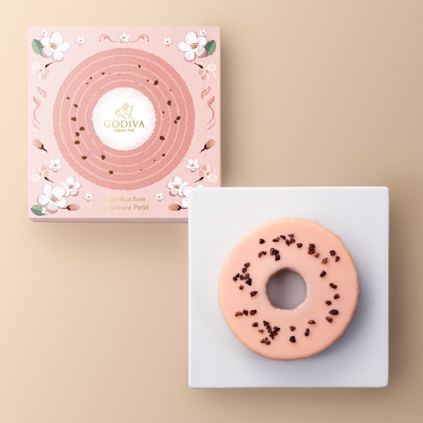 GODIVA Sakura White Chocolate Baumkuchen 1pc 1 個