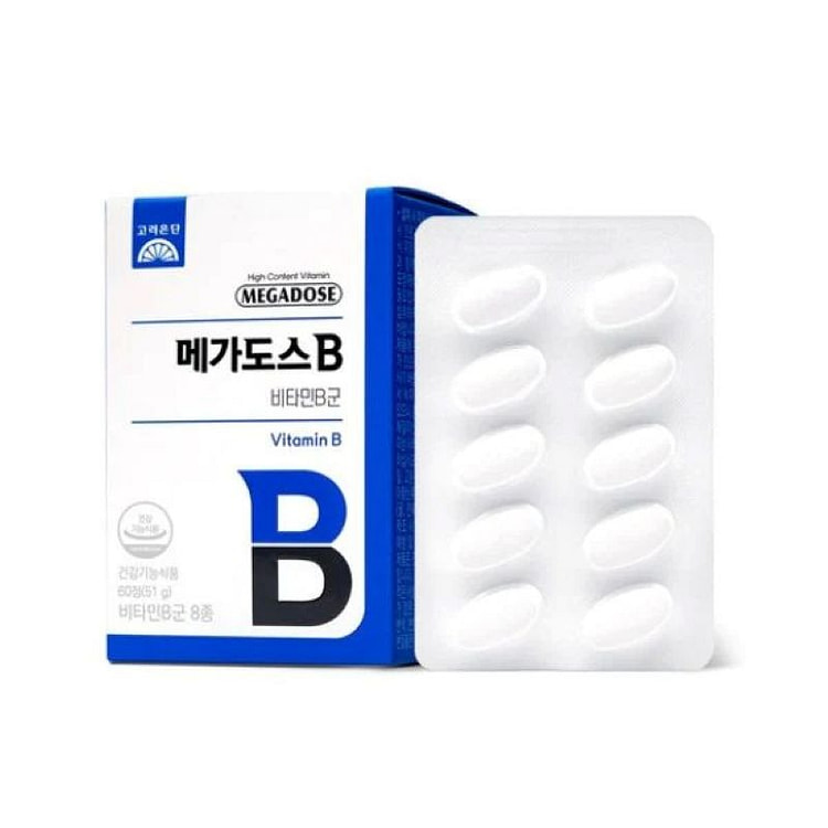 Korea Eundan Megadose B Vitamin B Complex 60 count