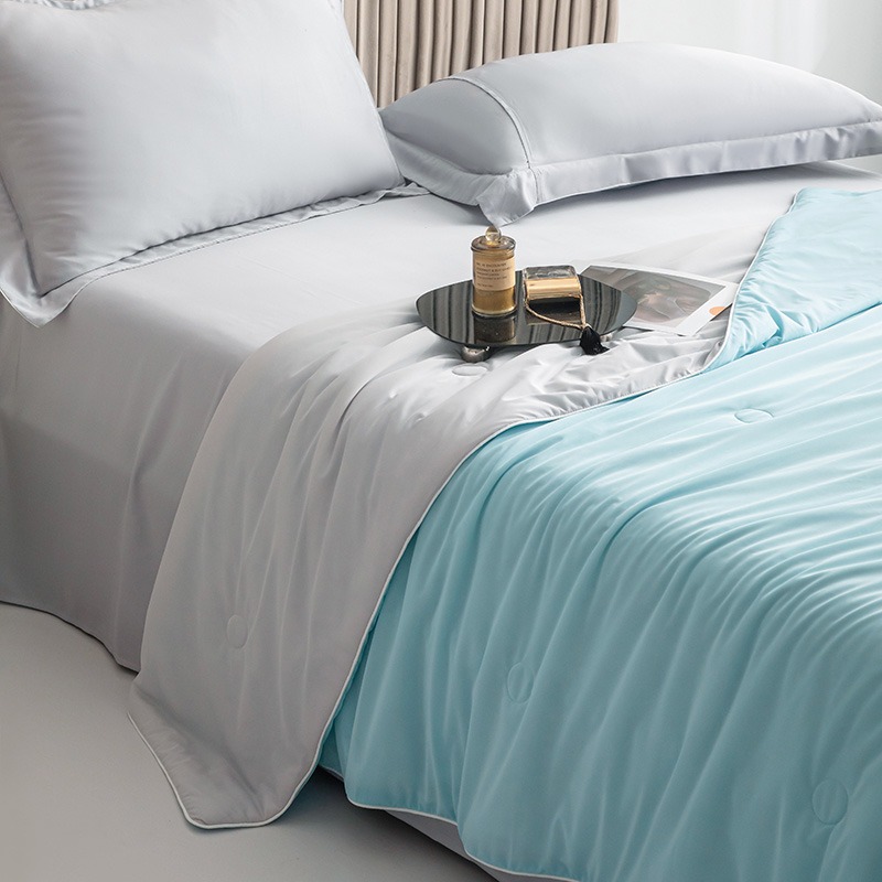 LULLABUY Ice Cream Cooling Comforter Sky Blue Twin Size 2000 g