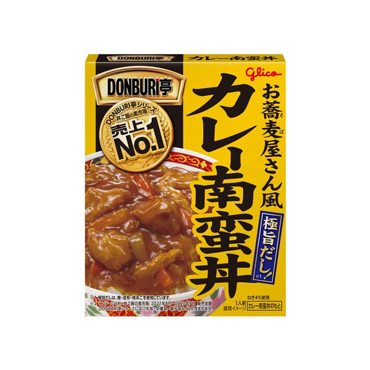 Glico DONBURI-tei Soba curry nanban bowl 165 g