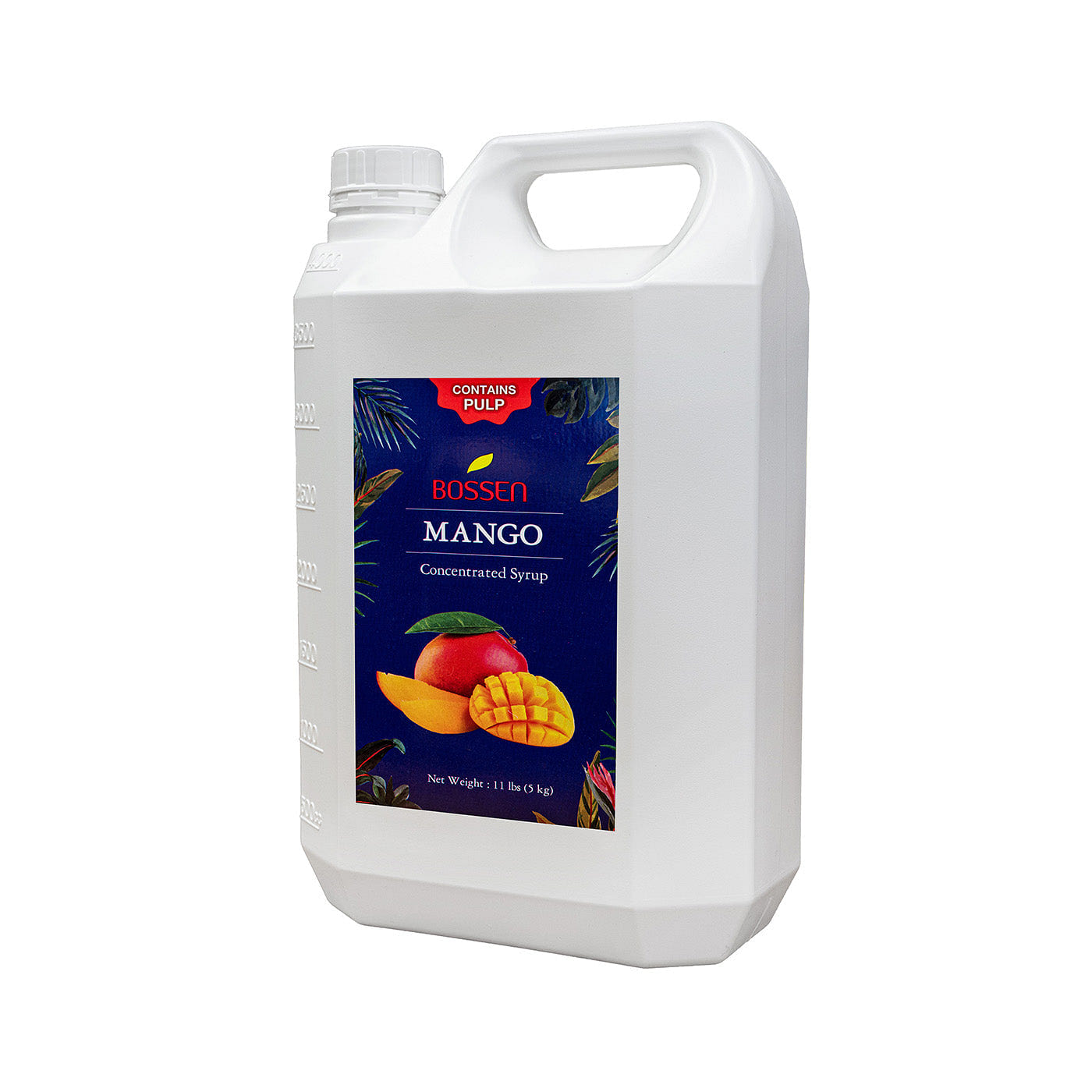 Bossen Mango Syrup – Pulp 11 lb Bottle 11 lb