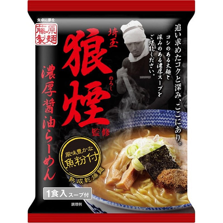 Loboi 酱油拉面 107.3g 藤原制面
