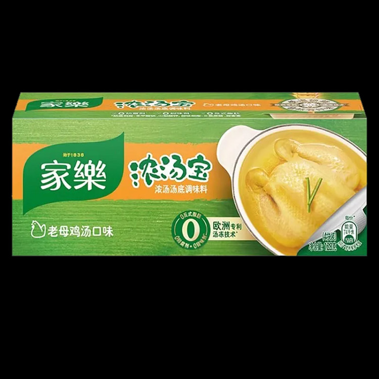 家乐浓汤宝老母鸡汤浓缩速食汤128g*1盒(4块) 128 克