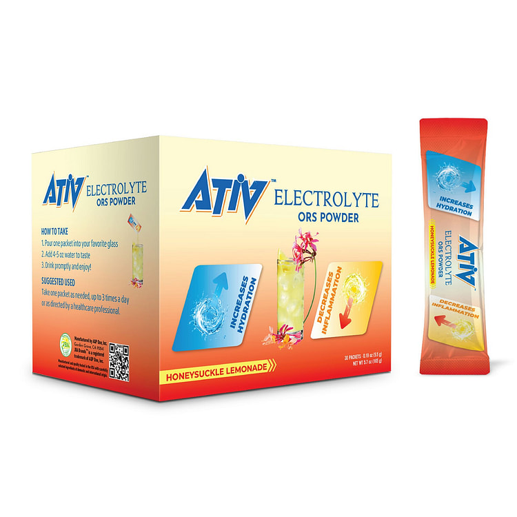 JBA ATIV ELECTROLYTE POWDER (HONEYSUCKLE LEMONADE)