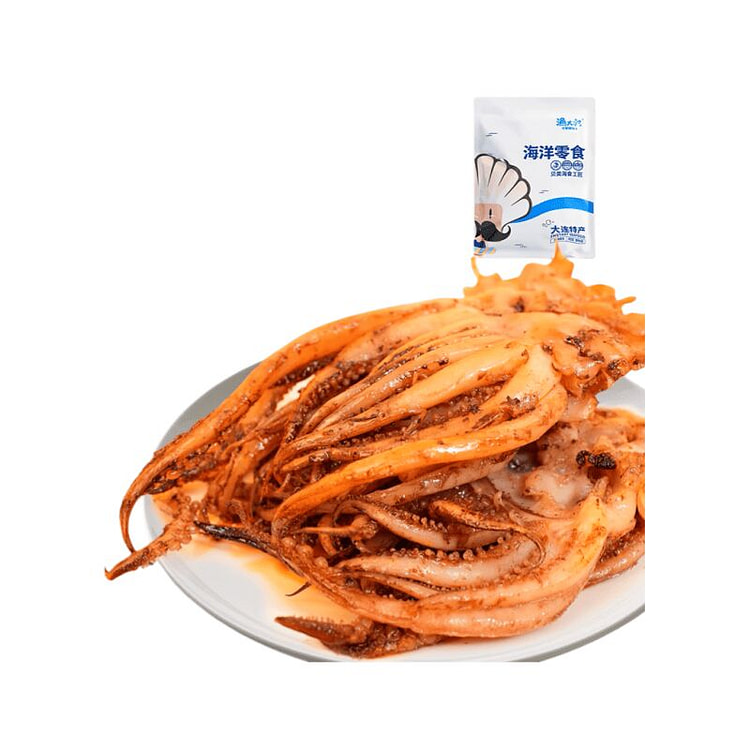 Uncle Yu's BBQ Large Squid Tentacles 90g*1 Pack 90 g
