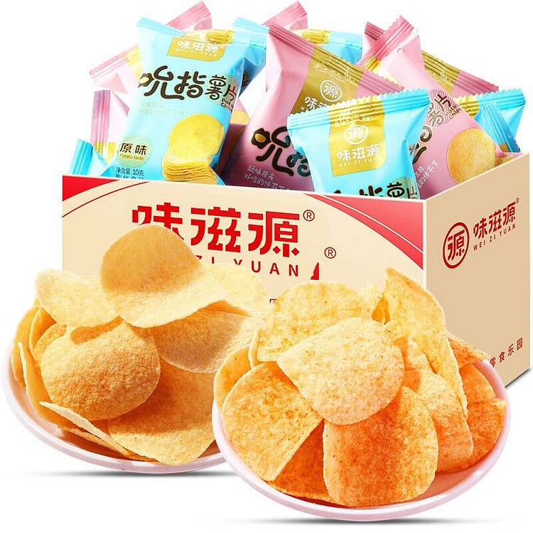 味滋源吮指薯片原味10g