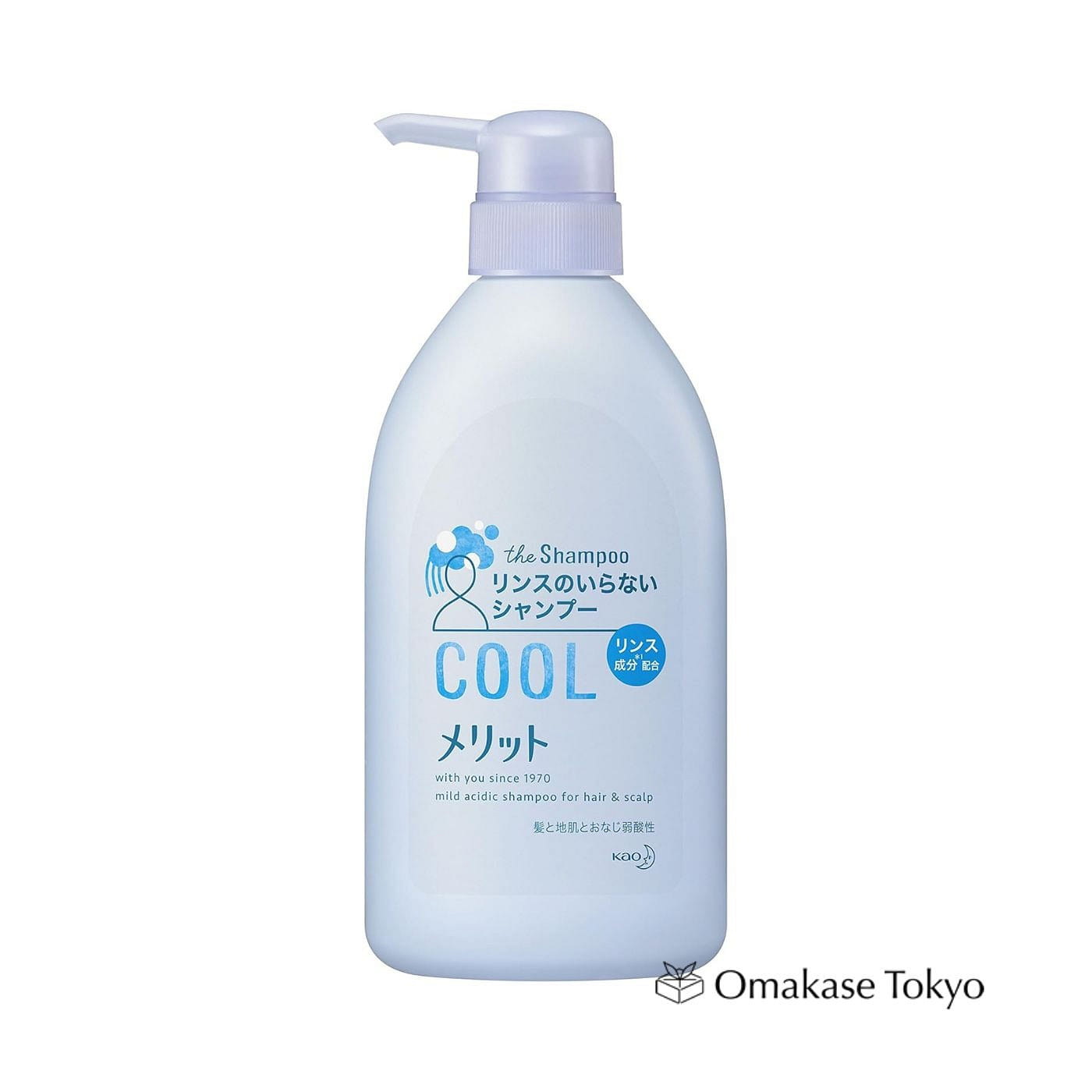 Merit Cool Shampoo Pump 480ml 551 g