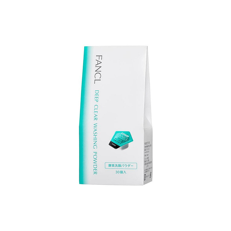 芳珂 无添加黑炭酵素深层清洁洗颜粉 30粒 1 盒