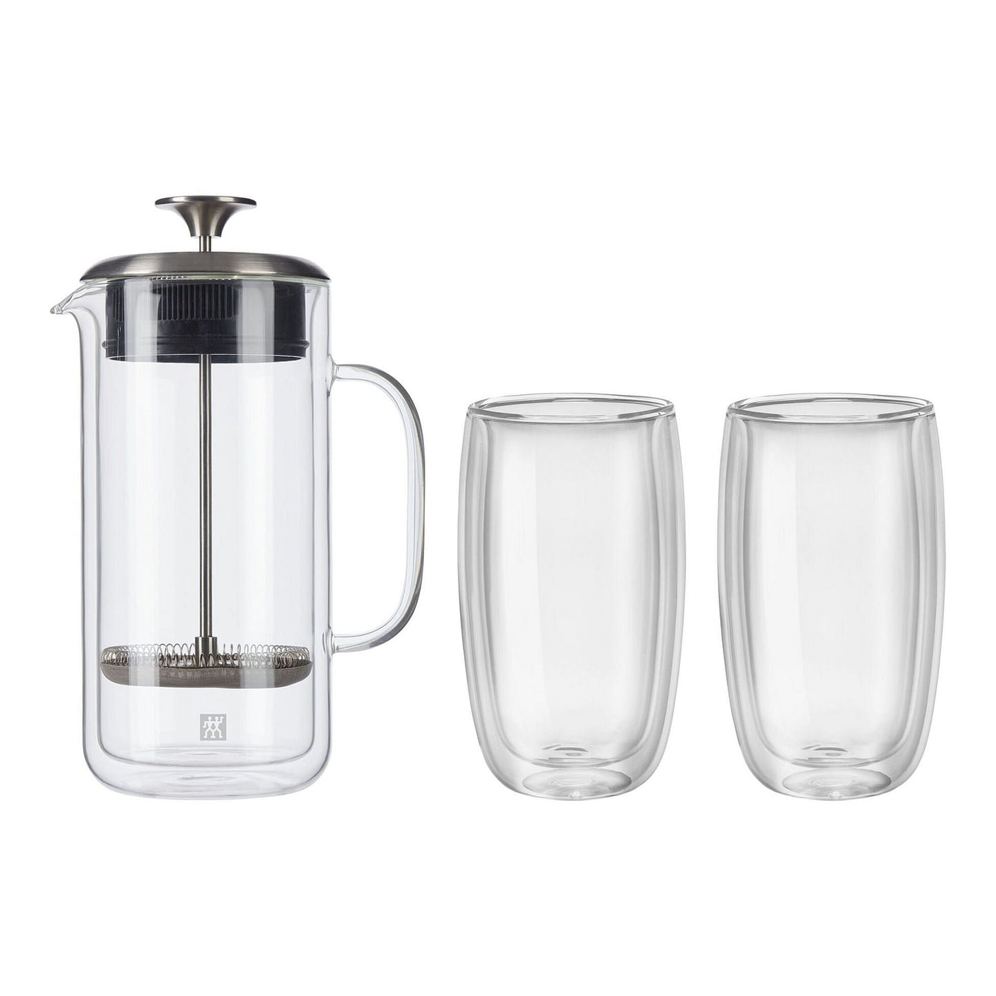 ZWILLING 3-pc French Press And Latte Glass Set 1 each