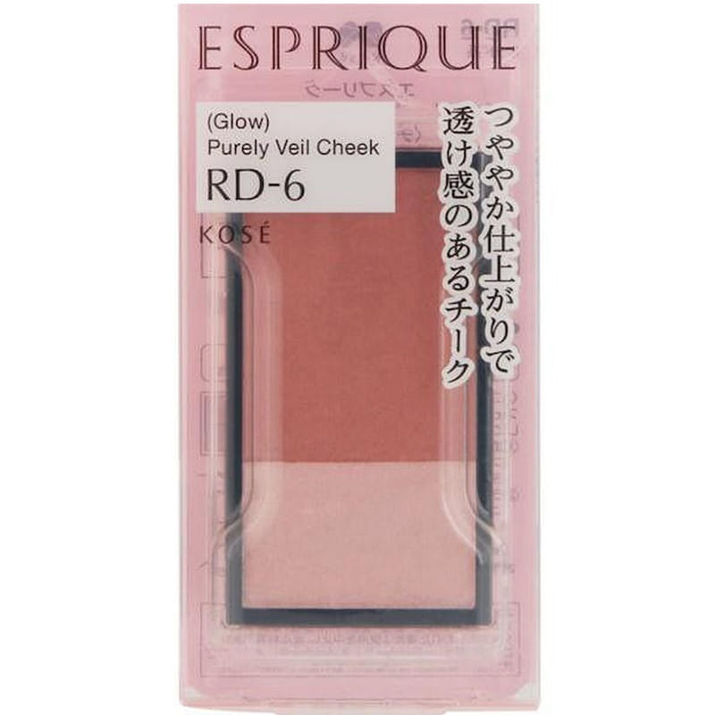 KOSE ESPRIQUE Soft Natural Two-tone Blush RD-6 1 each