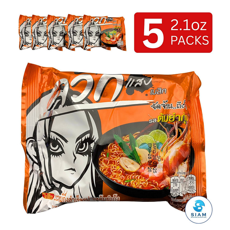 （5包）Wai Wai 冬阴功虾味方便面