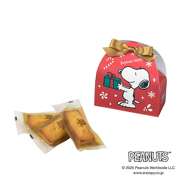 亨利·夏彭蒂埃 史努比限定费南雪蛋糕 3枚 1 份