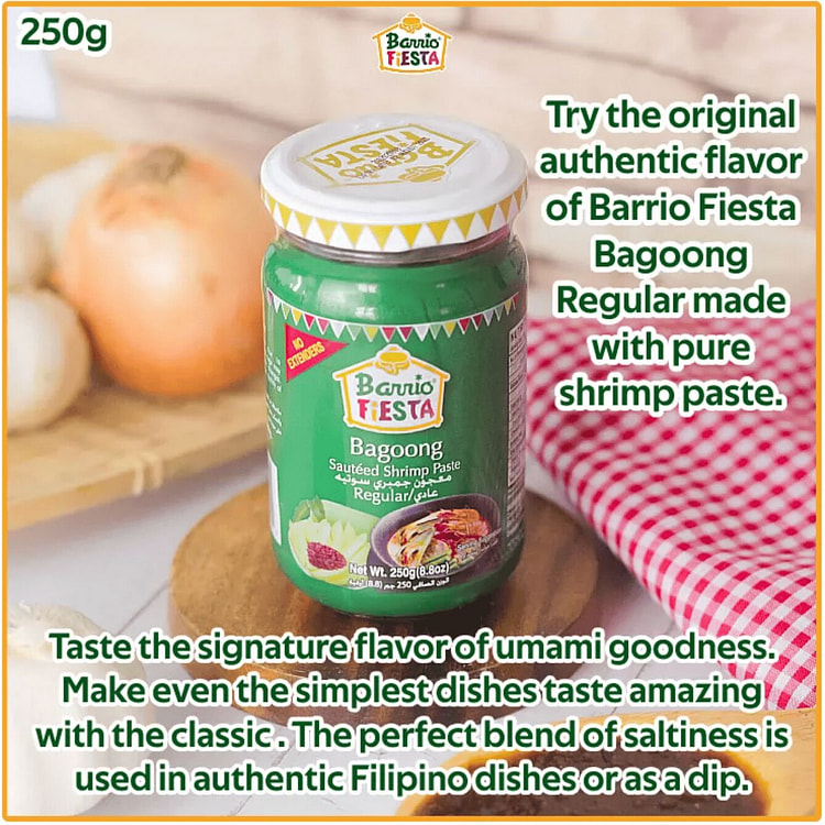 Barrio Fiesta Bagoong Sauteed Shrimp Sauce 250 g