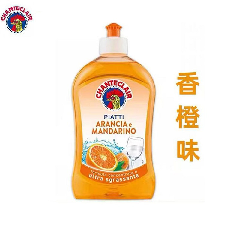 Big Rooster Head Dishwashing Liquid (Orange Scent) 500 ml