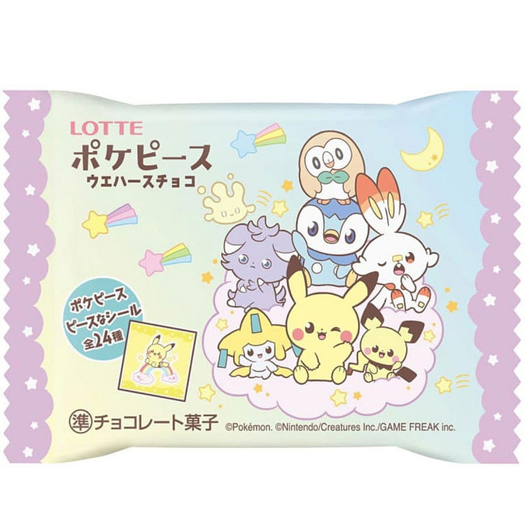 日本直邮 LOTTE 乐天 宝可梦限定巧克力威化 食玩多选