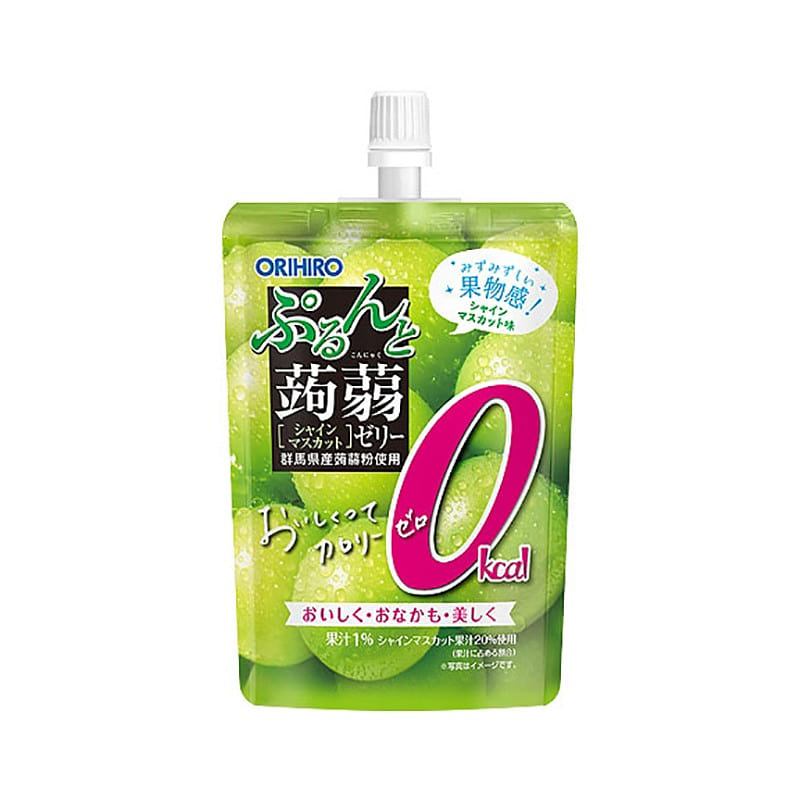 ORIHIRO Konjac Thạch 0 Calo Hương Muscadine 130g 1 phần