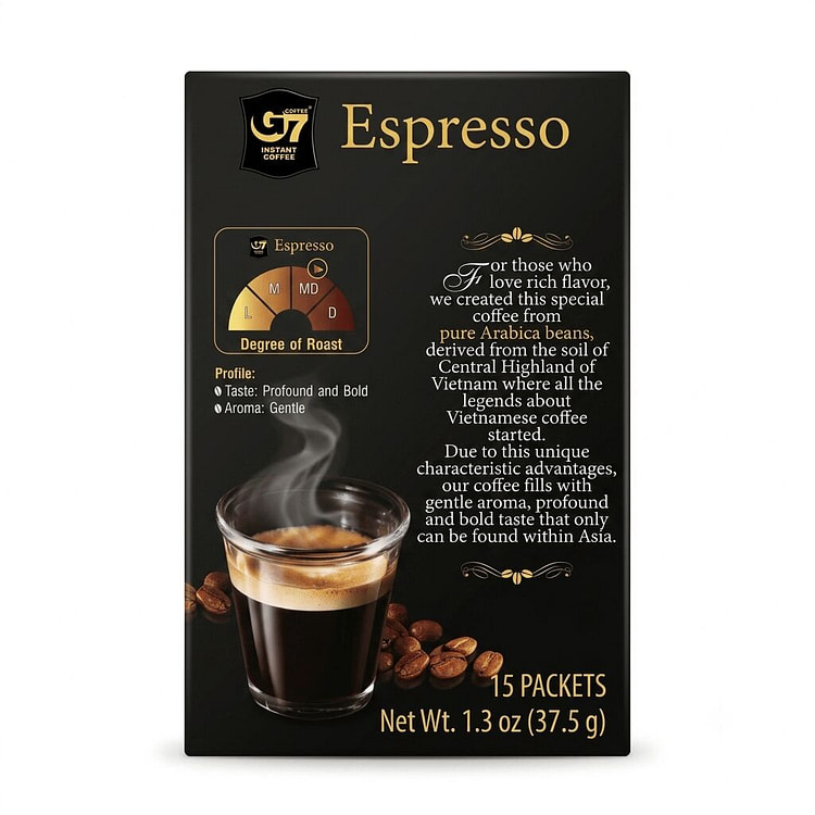 G7 Instant Coffee Espresso (15packets) 1 each