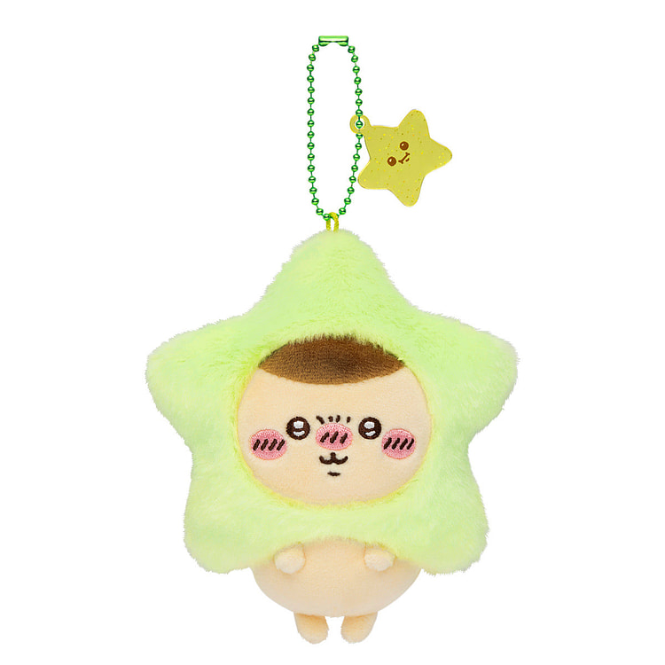 Chiikawa Star Headgear Plush Charm Kurimanju 1 each