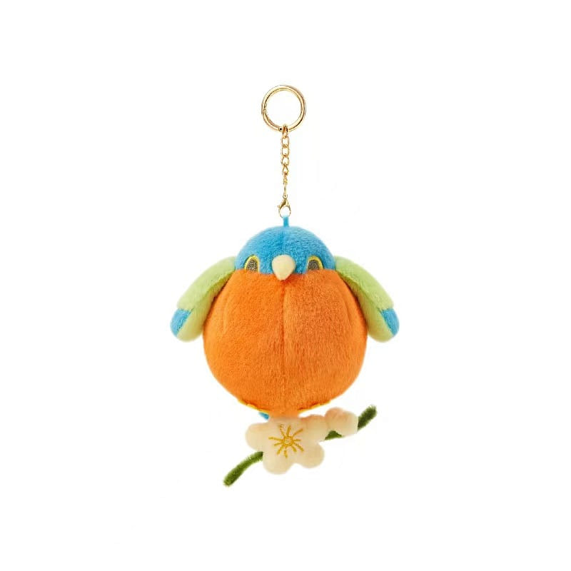 Cute Cat Plush Keychain Bag Pendant Couple Doll Birthday Gift -Bird Style 1 each
