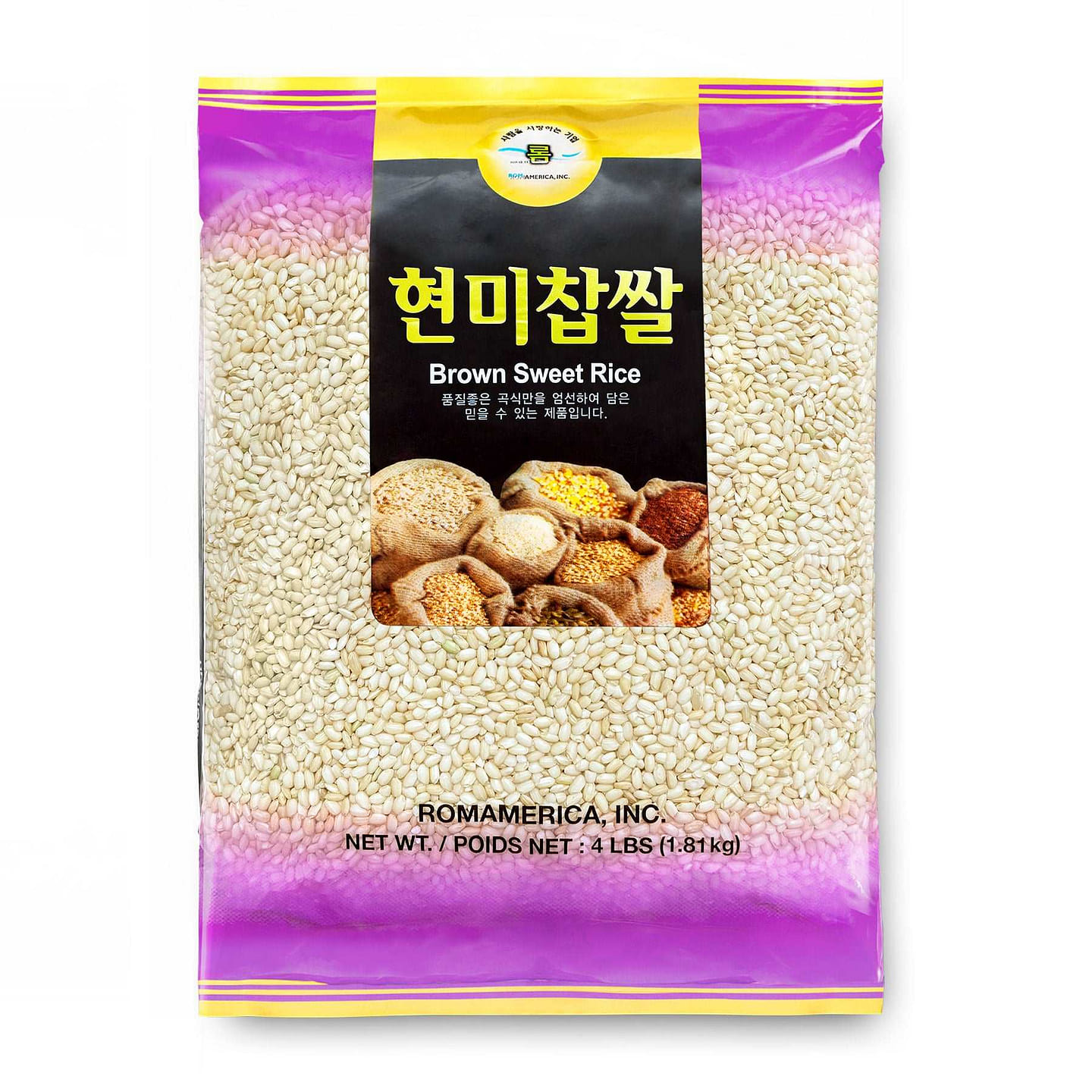 Brown Sweet Rice 2lb, 4lb 4LB 1 개