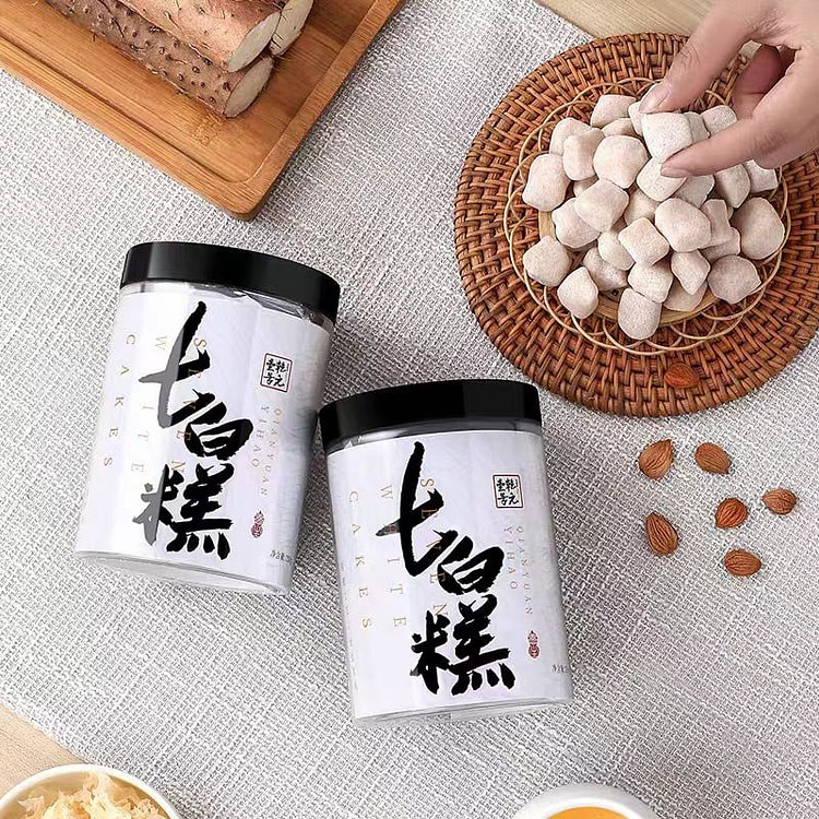 乾元壹号 七白糕 好气色自然白润 0添加蔗糖健康零食糕点 250g*1罐