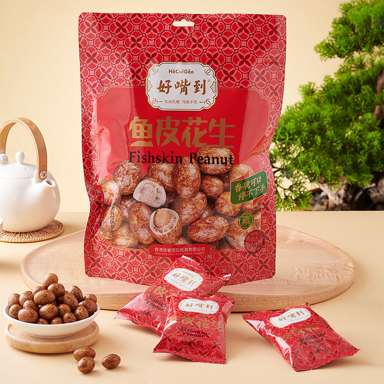 好嘴到鱼皮花生240g*1袋