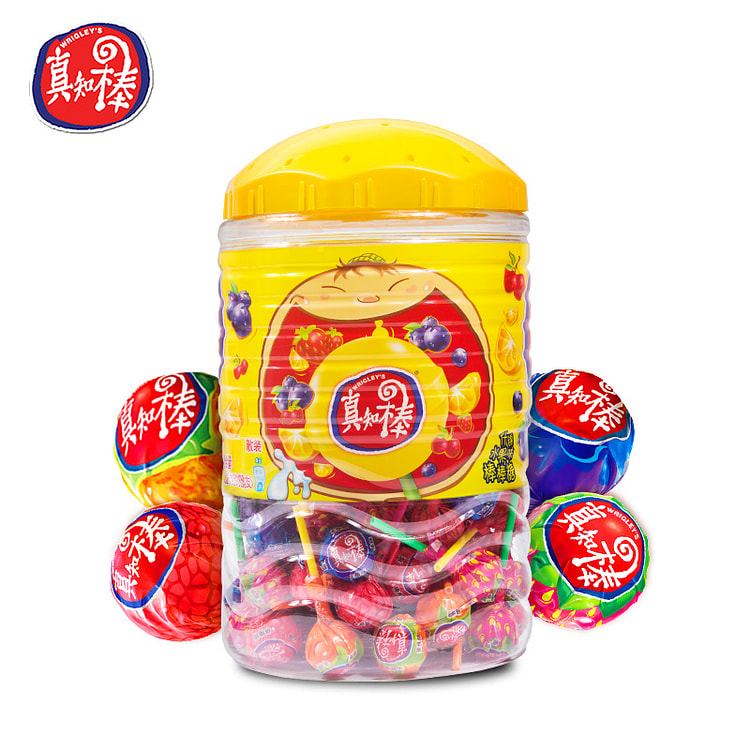 Fruit lollipop pack of assorted childhood memories about 108 pieces *1 box