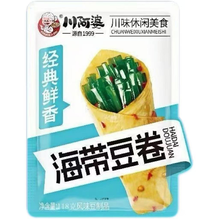 川阿婆海带豆卷118g*1袋 118 克