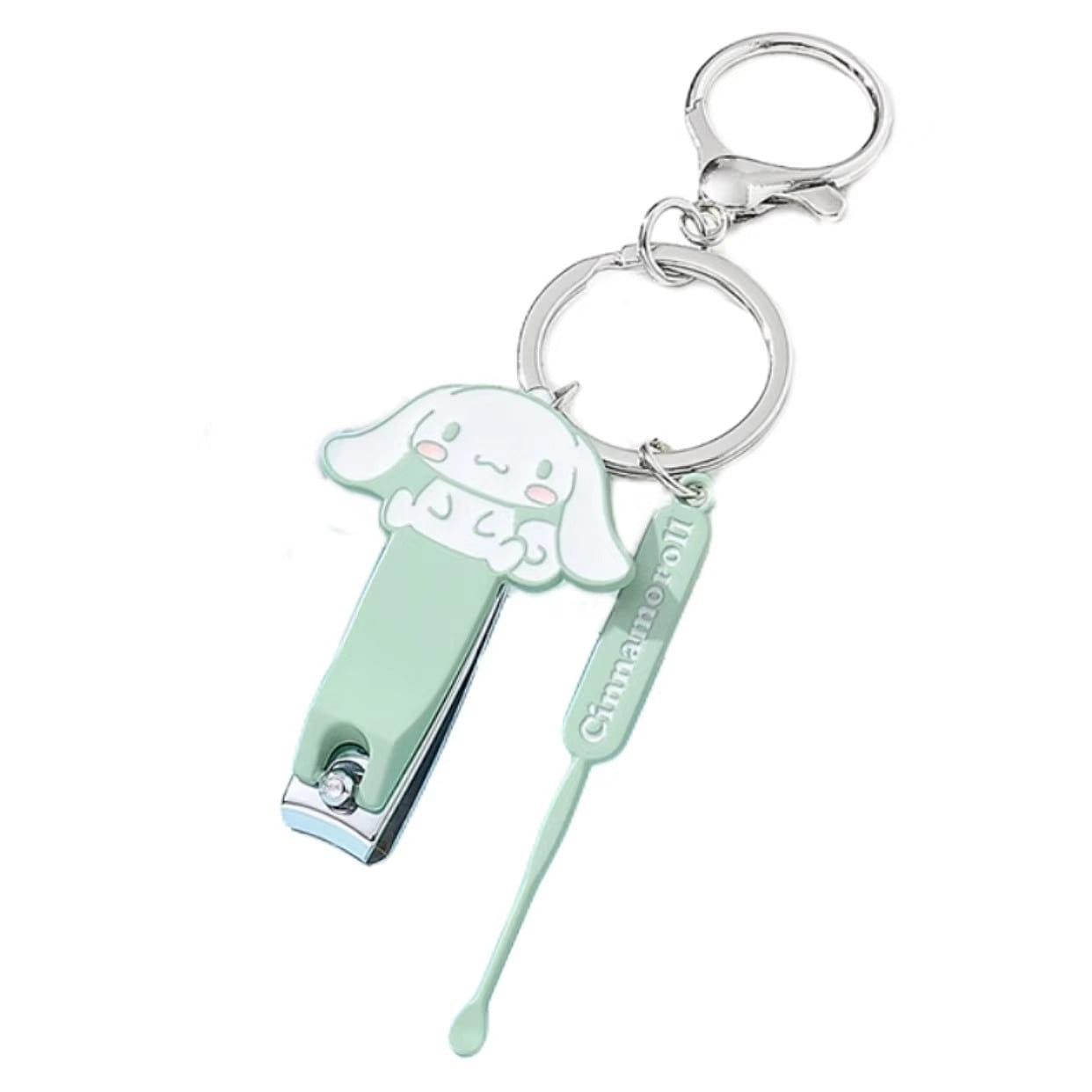 Nail Clippers Drop Glue Nail Clippers Small And Portable Home-Cinnamoroll Green 1 count