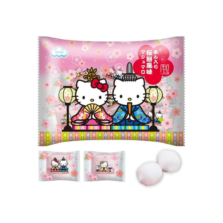 エイワハローキティ桜餅風味マシュマロ 115g 115 グラム