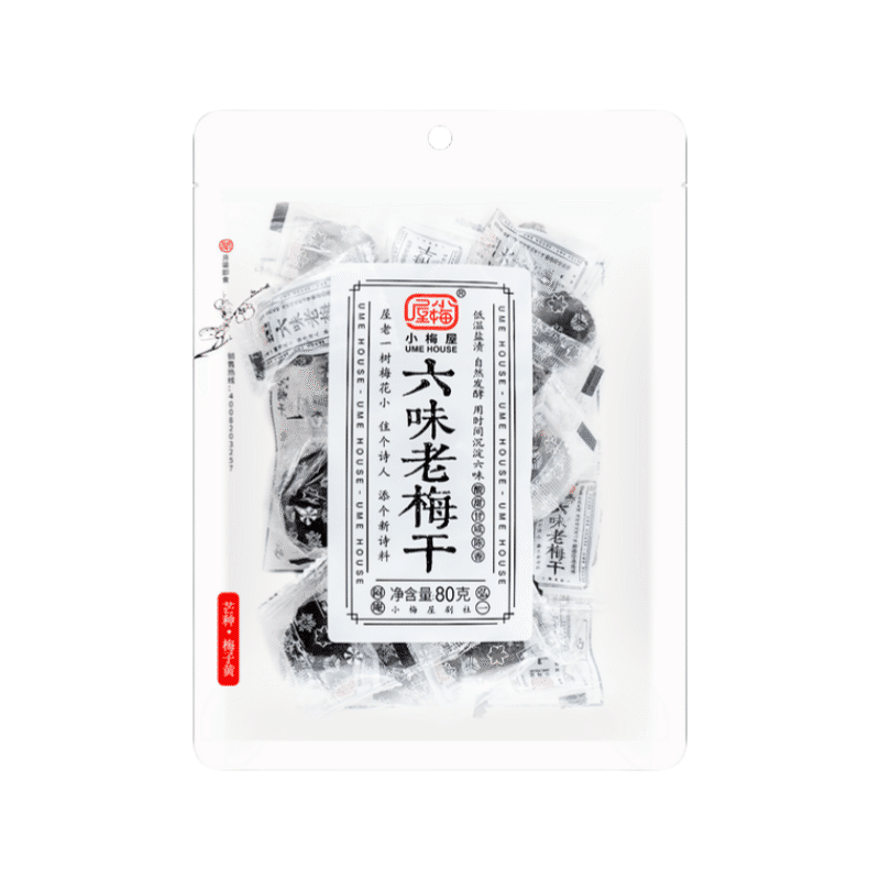 Old Dried Plum 80g 1 count