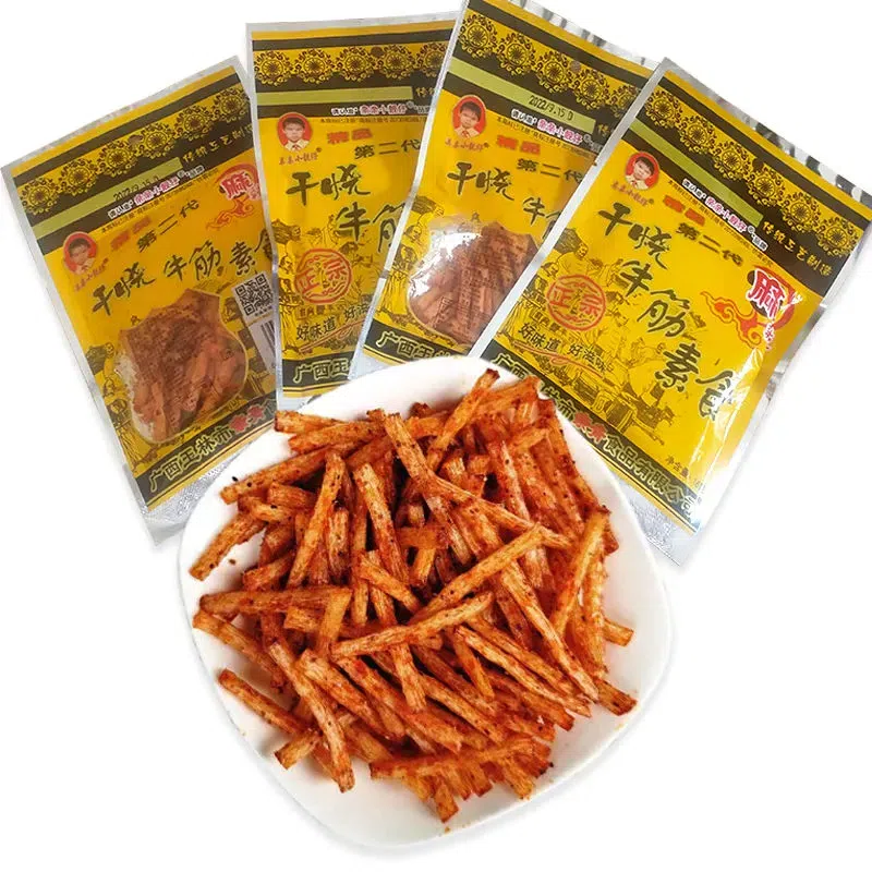 Childhood spicy strip snacks gluten soy products 20 pack