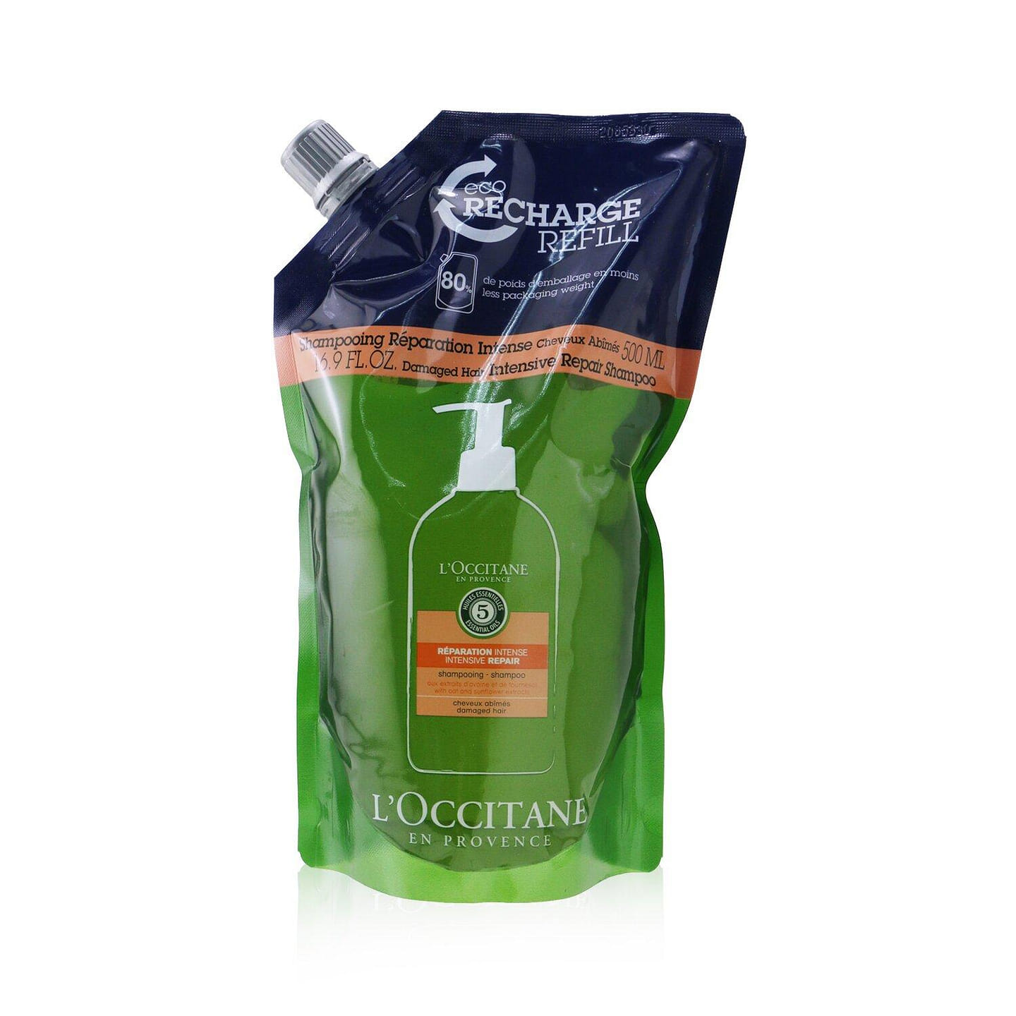 L’Occitane Aromachologie Intensive Repair Shampoo – Damaged Hair (Eco-Refill) RSG 500ml/16.9oz 500 ml