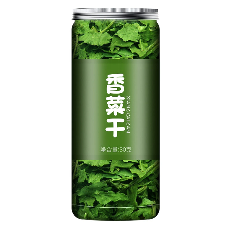 脱水蔬菜干农家自然晾晒精品菜干脱水香菜干30g*1罐