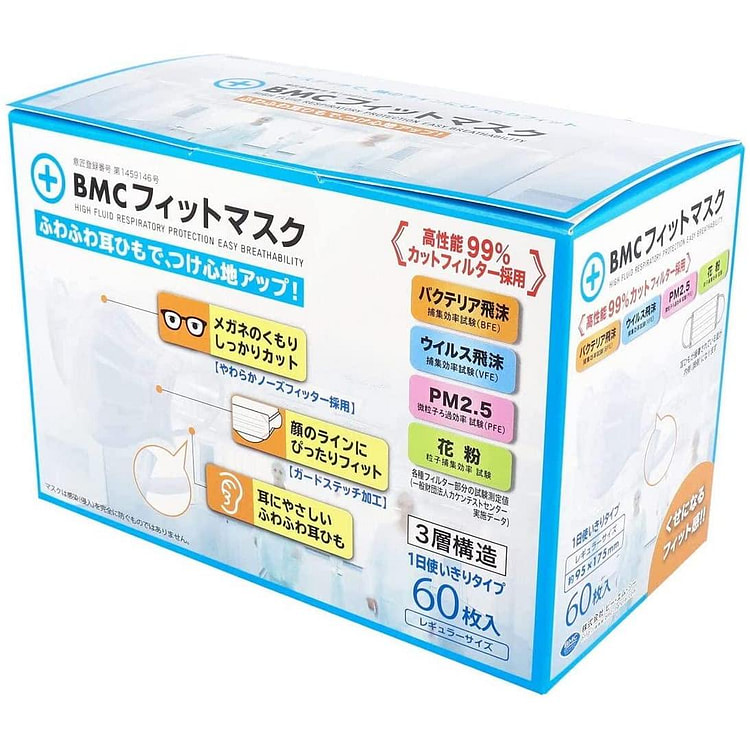 Disposable Face Mask 60 count