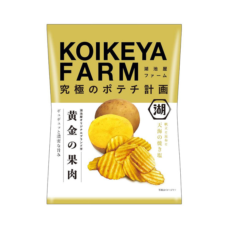 湖池屋 FARM 黄金果肉马铃薯 薯片 天海焙盐味