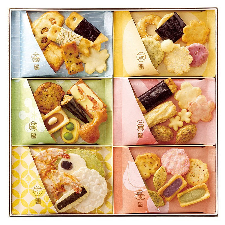 Akebono New Year Rice Cracker Gift Box 12 Bags