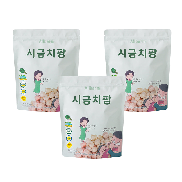 [ALLBARM] 糙米饼 - 菠菜 (3pcs)