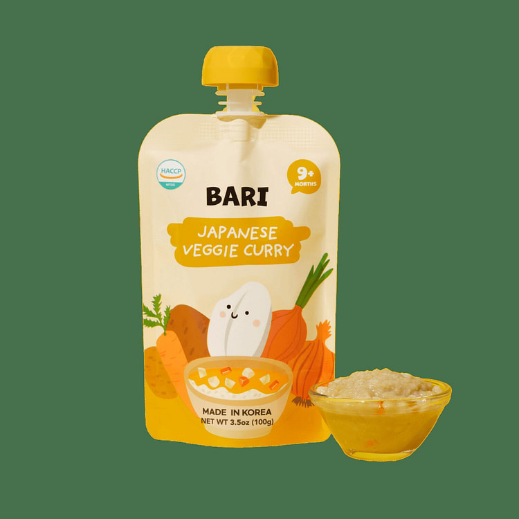 BARI Baby Food Japanese Veggie Curry 9M+ (10pk) 35 oz