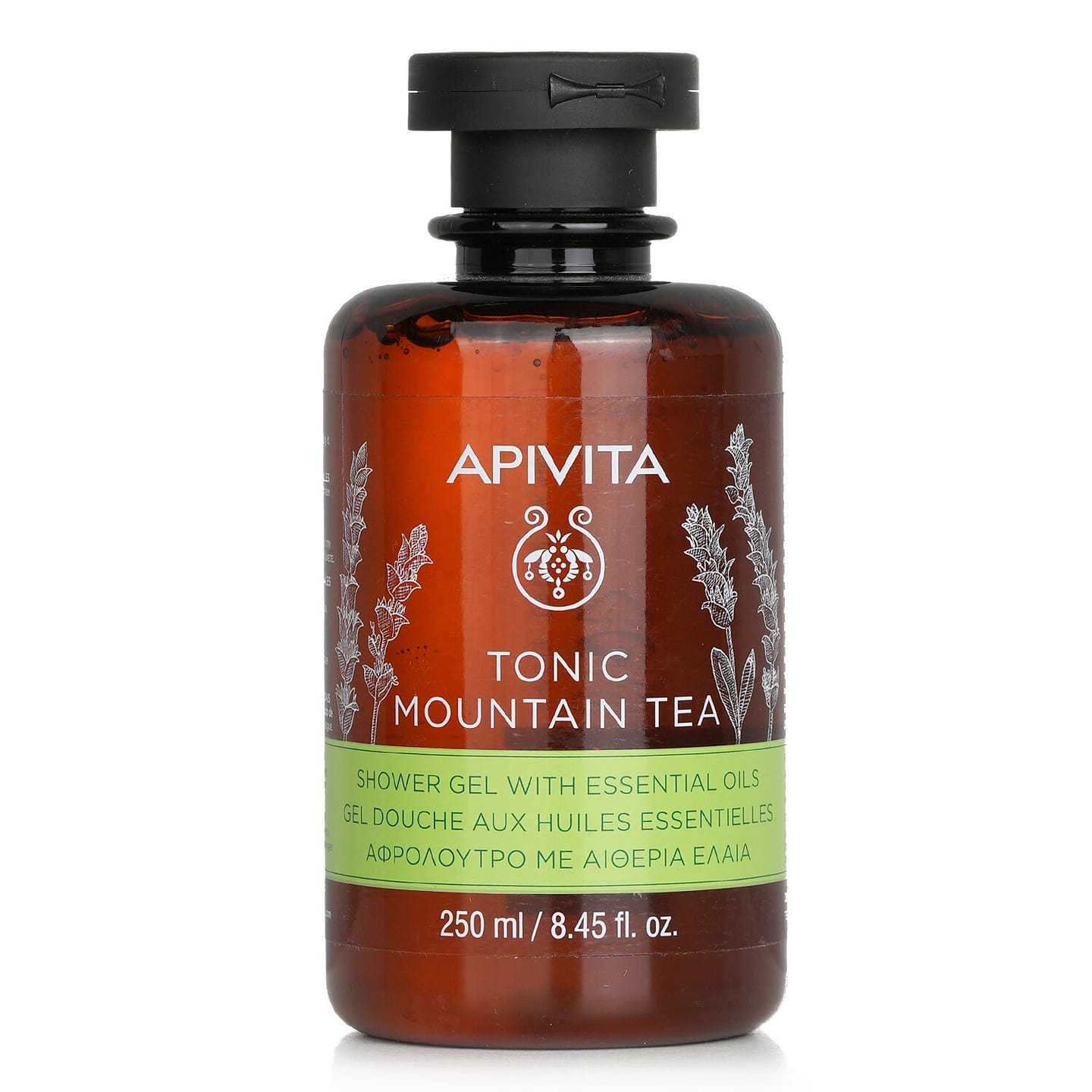 Apivita Tonic Mountain Tea Shower Gel With Essential Oils 250ml/8.45oz 250 ml