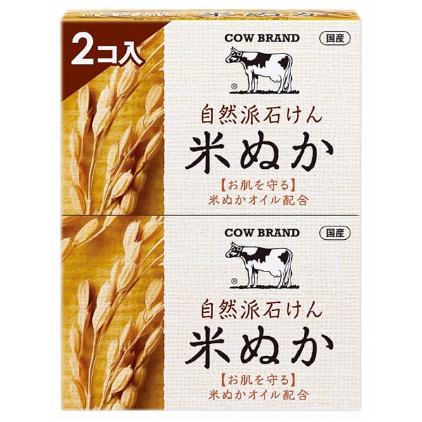 COW 米糠香 天然香皂 100gx2块