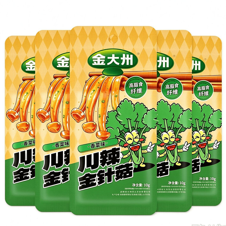 Cilantro-flavored enoki mushroom snack 50 g