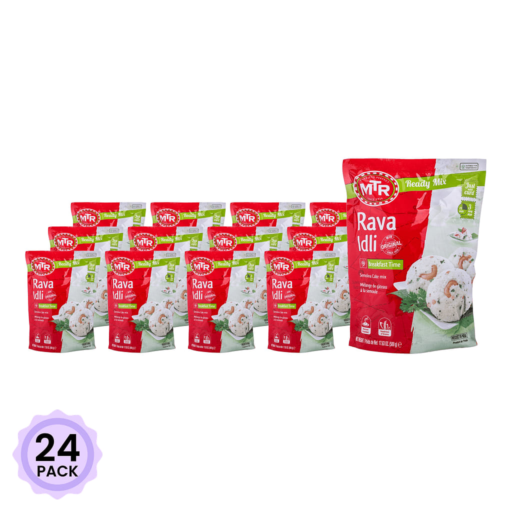 MTR Rava Idli Mix, Semolina Mix 500 g*24 pack