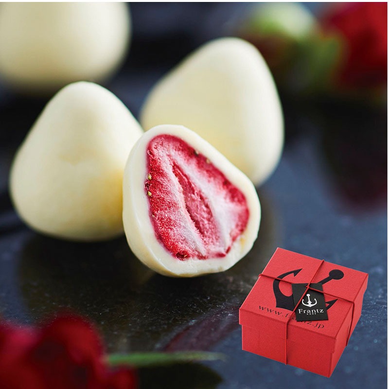 Get Frantz Kobe Strawberry Truffle White Chocolate 90g Delivered