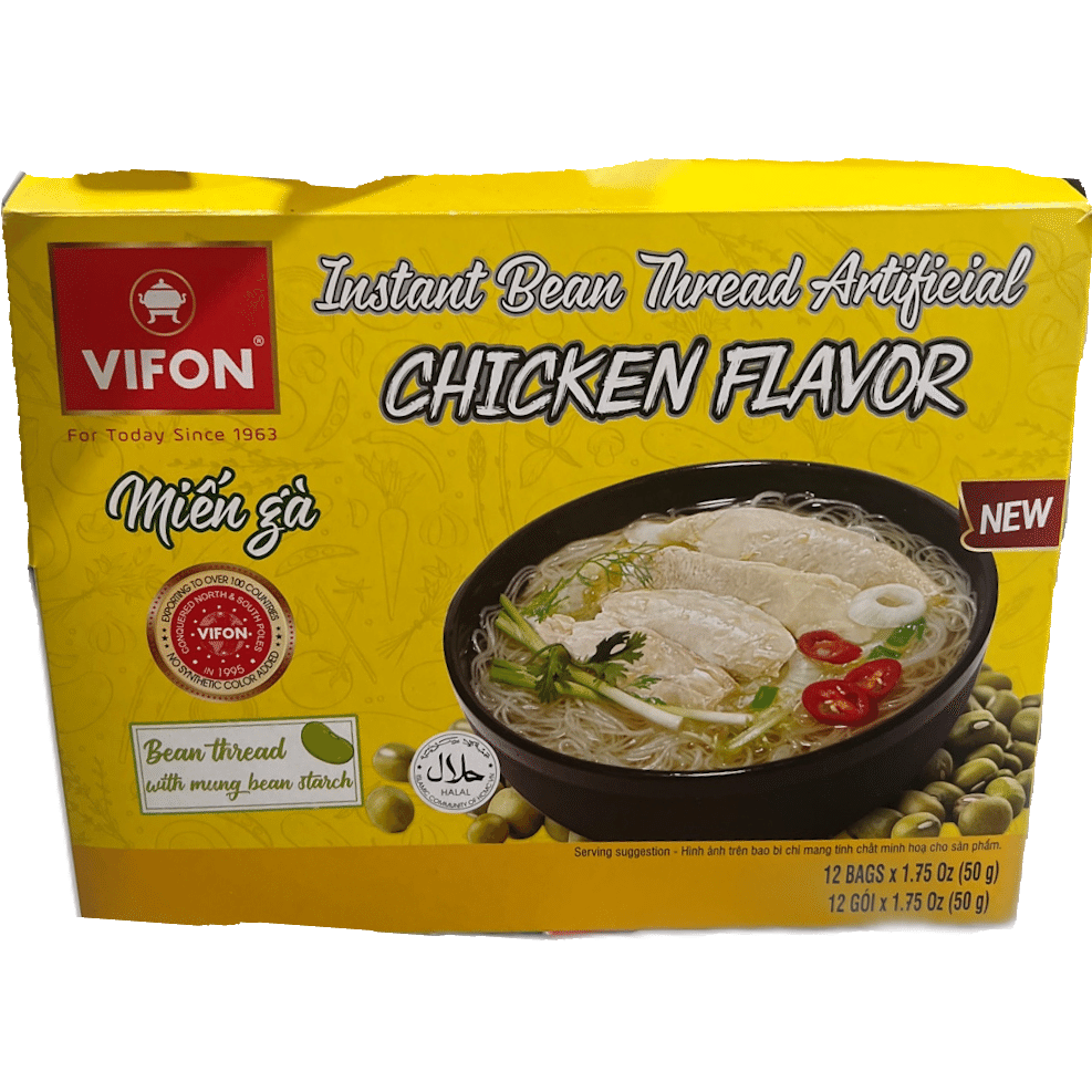 Vifon Phu Gia Bean Thread Chicken Flavour pack of 12 1 each