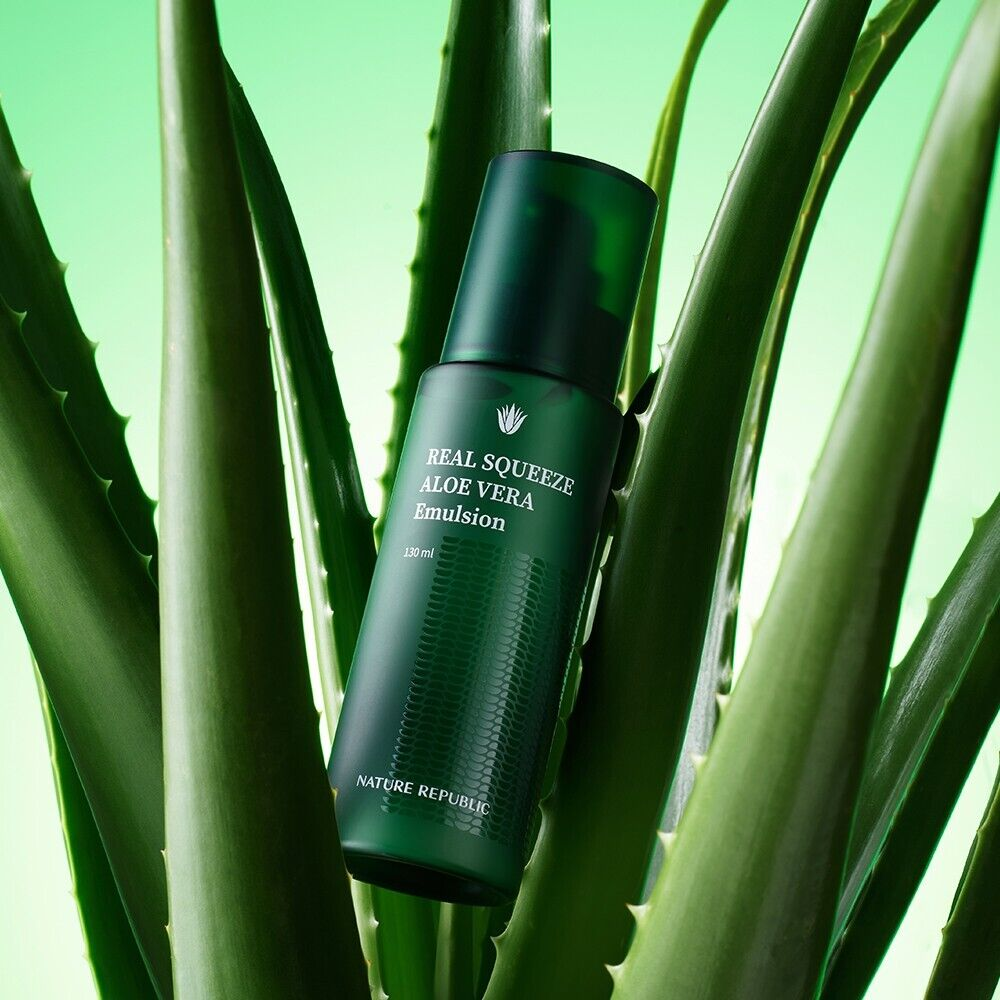 Get NATURE REPUBLIC REPUBLIC Real Squeeze Aloe Vera Emulsion 130ml  Delivered | Weee! Asian Market