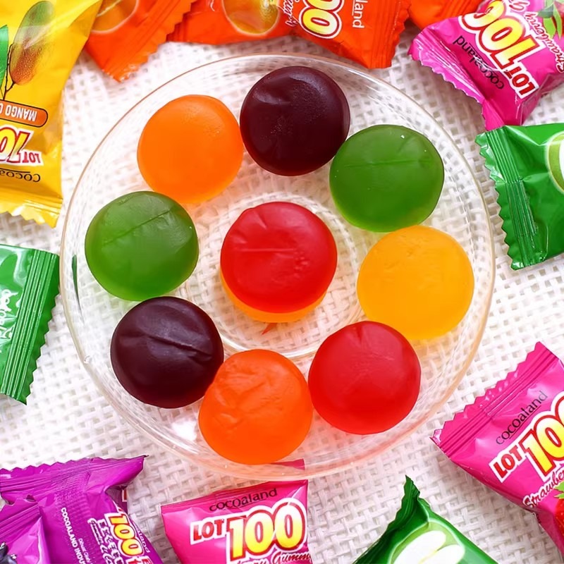 Lot 100 Mango-flavored fruit juice candy 150 g - Weee!
